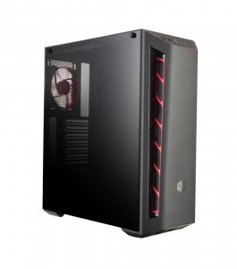 COOLERMASTER MCB-B501L-KNNB60-SV4 MasterBox 600w 80+ Siyah-Kırmızı Midi Tower Kasa  